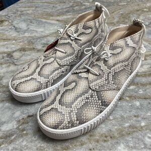 New Gabor Snake Skin print High Top Sneakers UK4.5 US 7